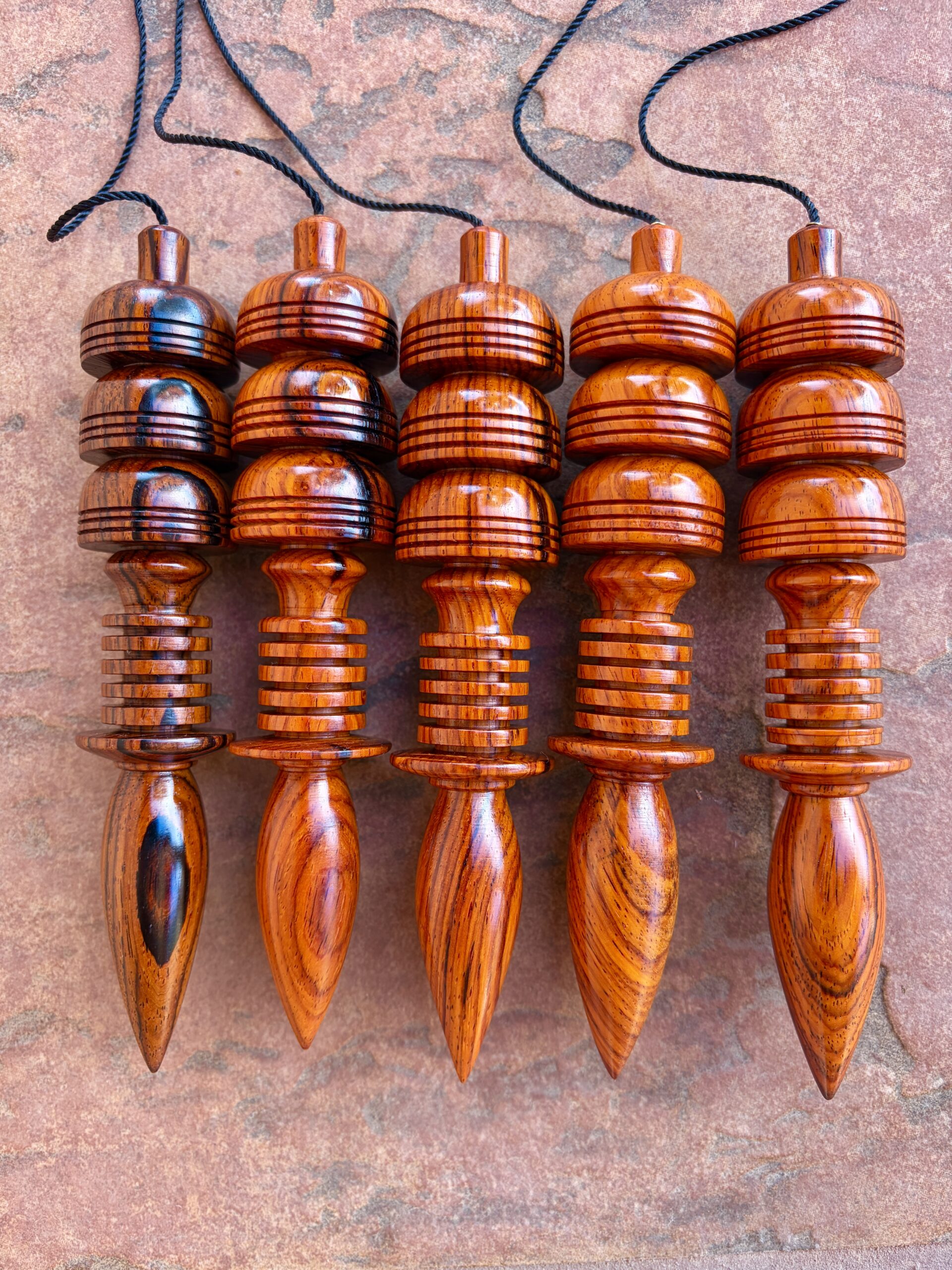 The Hunter Healer, a Large Sized Wooden Pendulum for Clearing Toxic Energies - Image 2
