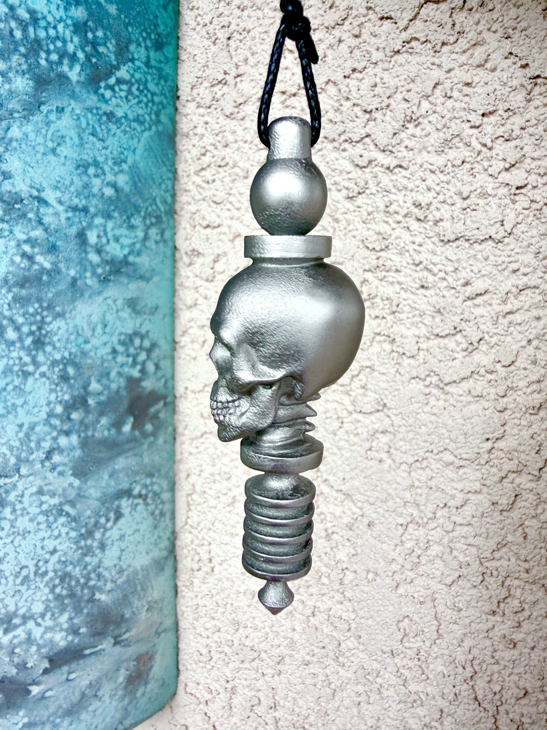 The Skull – A Powerful Steel Pendulum for Energy Healing, Energy Clearing, and Manifestation - Image 2