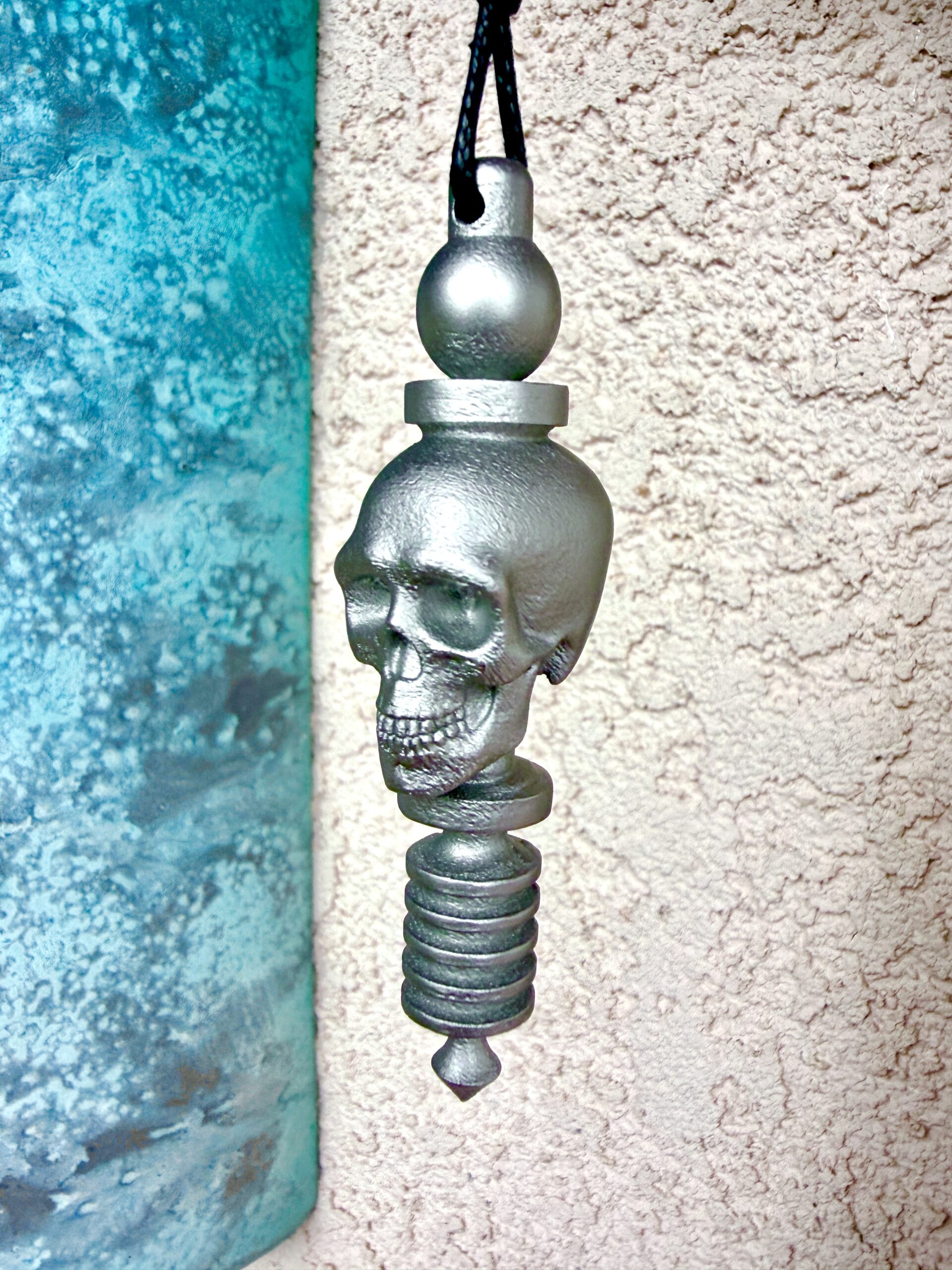 The Skull – A Powerful Steel Pendulum for Energy Healing, Energy Clearing, and Manifestation