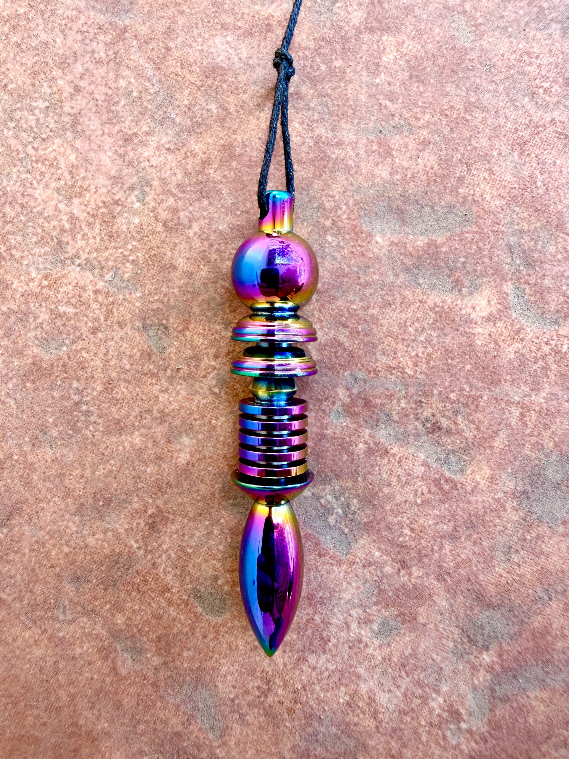 The Rainbow Egyptian, a Medium Weight Pendulum for Distance Energy Healing - Image 2