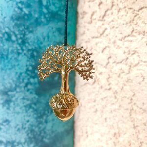 The Druid — A Lightweight Gold-Plated Pendulum for Energy Healing, Manifestation, and Dowsing